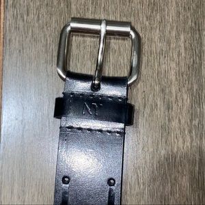 New York & Company Genuine Leather Black Belt Medium